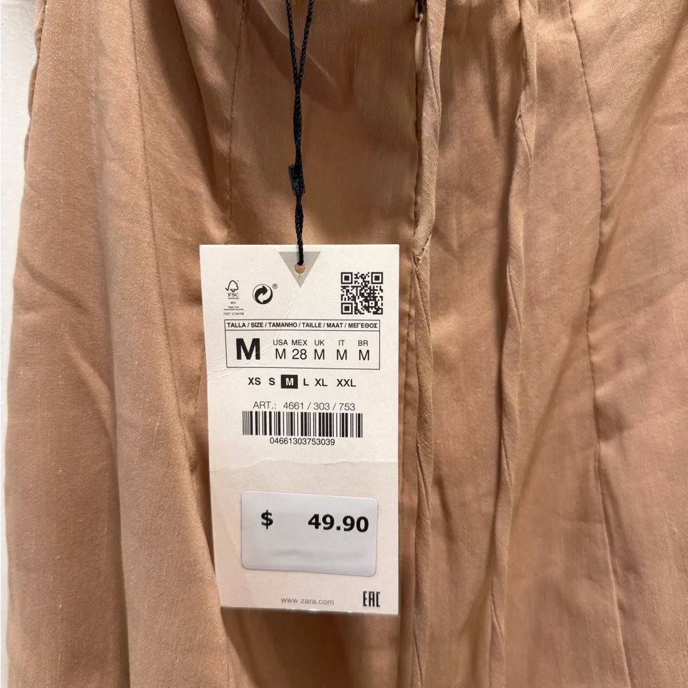 Zara Women’s Strappy Maxi Dress in Nude - Picture 5 of 5